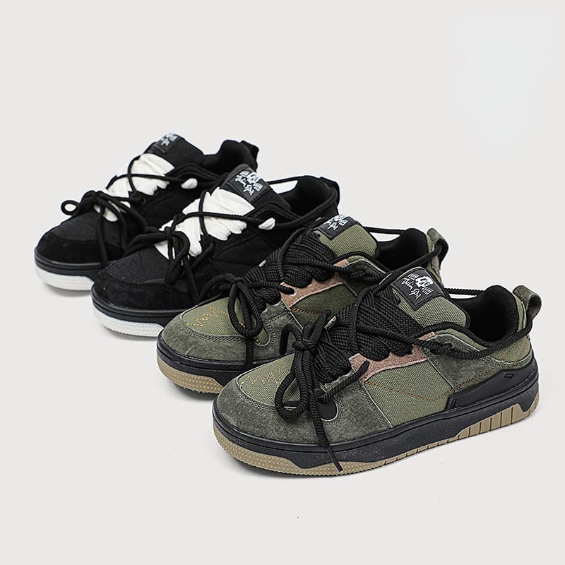 Zapatillas Couple Shoe 23 Spring Versatile Sneakers Fashion Platform Women's Sports Shoe Leisure Women Vulcanized Shoe Mens Shoe