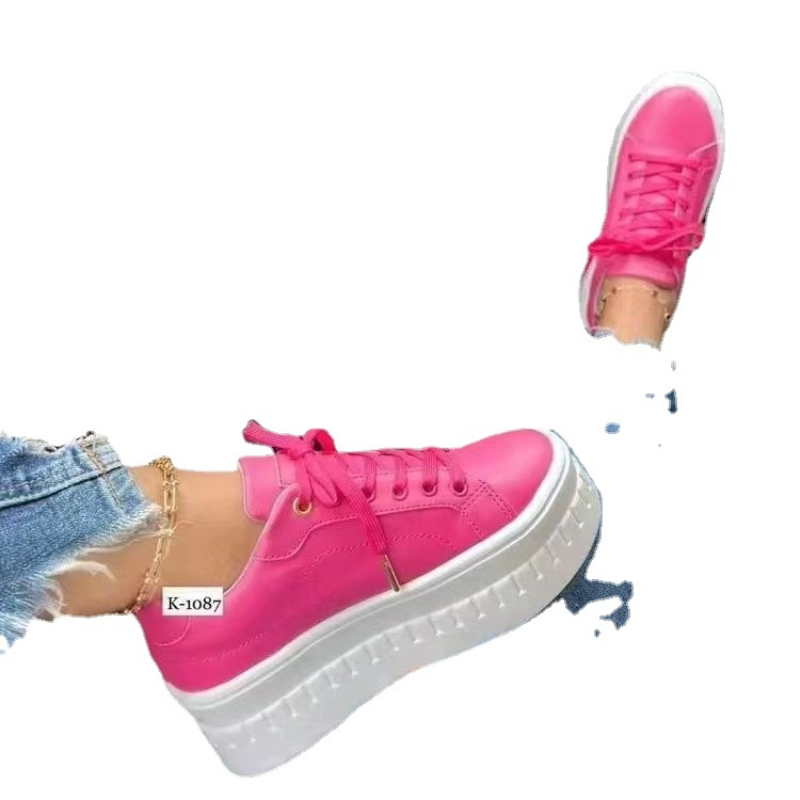 2024 Brand Round Head Women Flats Spring Autumn Women's Vulcanize Shoes Soft Bottom Solid Color Ladies Outdoor Casual Shoes