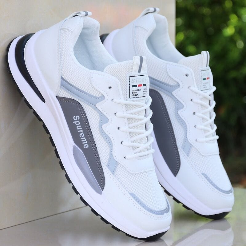 Casual Sneakers For Men Summer Fashion Breathable Flat Lace-Up Running Shoes Male Outdoor Comfortab Sports Shoes Tenis Masculino