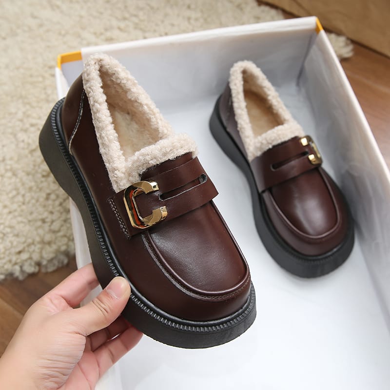 New Solid Color Thick Soled Women Shoes 2022 Fashion British Style Shoes Women Fashion Sports Shoes Women Shoes for Women