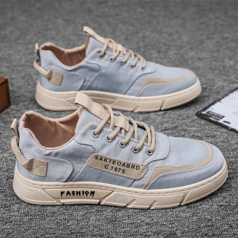 Canvas Shoes Breathable Men Sneakers Casual Walking Flats 2023 Fashion Lace-up Outdoor Jogging Sports Shoes Man Tenis Masculino