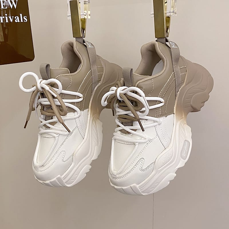 Luxury Shoes Women Designers Platform White Black Sneakers Platform Shoes for Women Ladies Casual Shoes Zapatillas Chunky Mujer