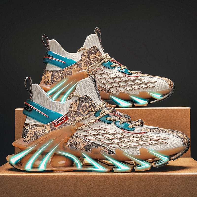 Fashion Blade Shoes For Men Running Sneakers Mesh Breathable Sports Casual Shoes Fashion Walking Footwear Zapatillas Hombre