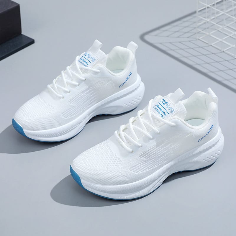 Summer Breathable Women Sneakers Shoes Mesh Light Flats Casual Female Trainers Walking Running Lace Up Hight Platform Sneakers