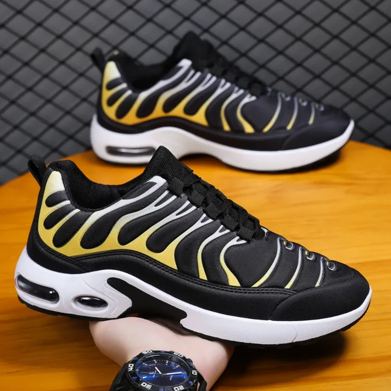 Men Trendy Sports Shoes 2024 Four Seasons Outdoor Breathable Thick Sole Anti Slip Durable Ball Shoes Mountaineering Casual Shoes