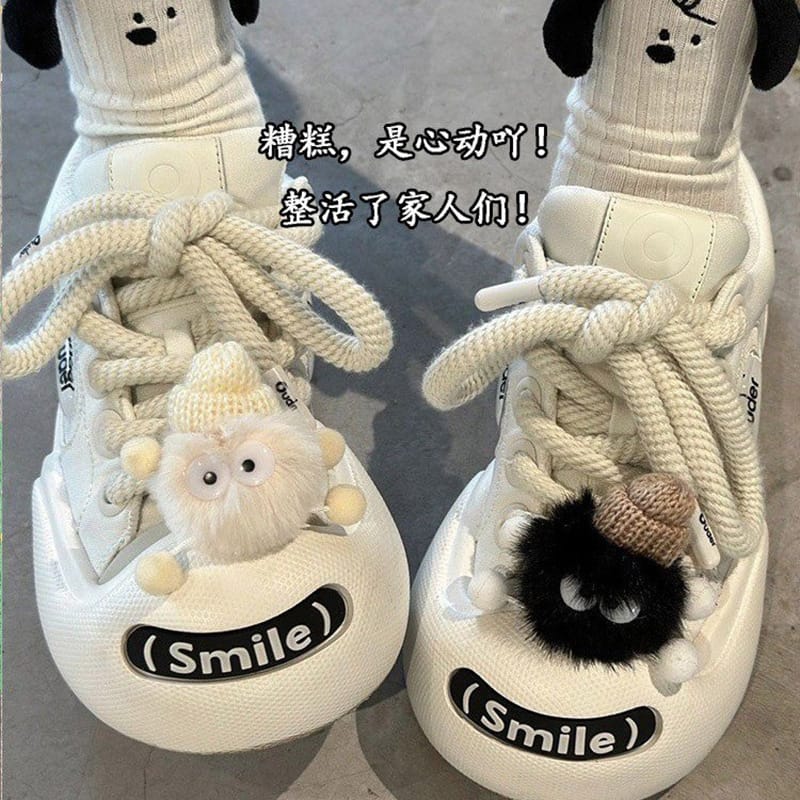 Clunky Sneaker for Womens Female Designer Platform Vulcanized Shoes Woman Girls Fashion Big Head Casual Ladies Lace Up Shoes