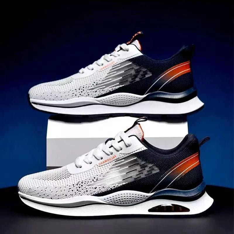 Men's Breathable Sports Shoes Men's Elastic Casual Shoes Anti Odor Wear-resistant Anti Slip Thick Bottom Running Male Sneakers