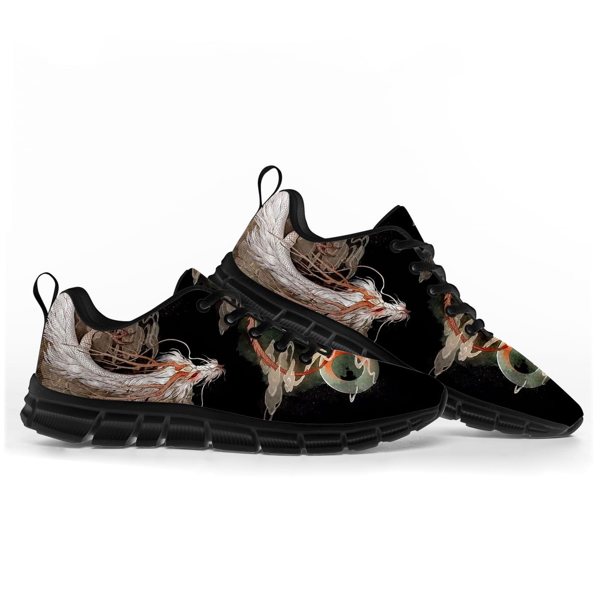 Dragon Pattern Sports Shoes Mens Womens Teenager Kids Children Customized Sneakers Casual Tailor-Made Shoe High Quality Couple