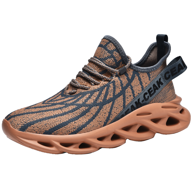 2024 Spring and Autumn breathable men's casual sports shoes flat comfortable fashion men's shoes 100 lace-up light large size