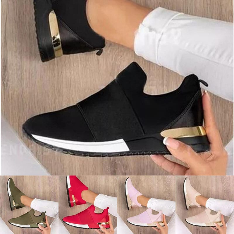 Hot Women Shoes Brand Woman Sneakers Fashion Platform Vulcanized Shoes 2024 Autumn Slip on Student Tennis Shoes Zapatillas Mujer
