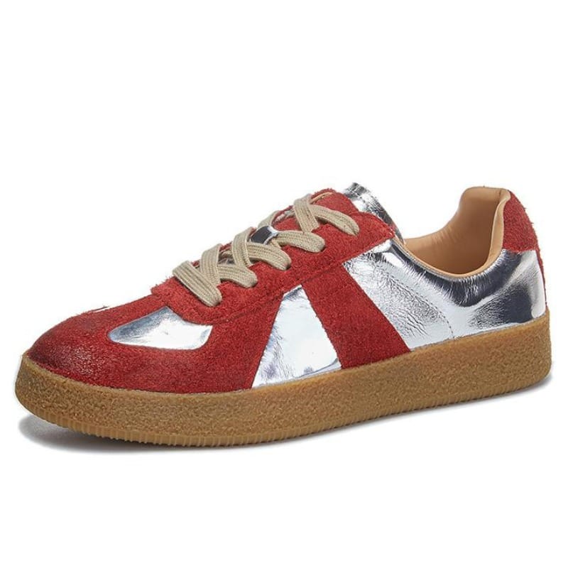 High quality Training Shoes Women Genuine Leather 2024 Spring New Women Sneakers Autumn Flat Trendy Forrest Gump Shoes for Women