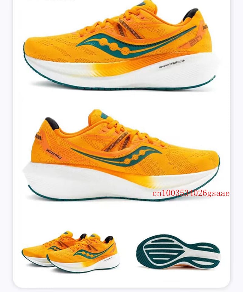 Saucony Triumph-20 Victory 20 Cushioning Rebound Running Shoes Men's And Women's Shoes Light Soft Bottom Running Shoes Sneakers