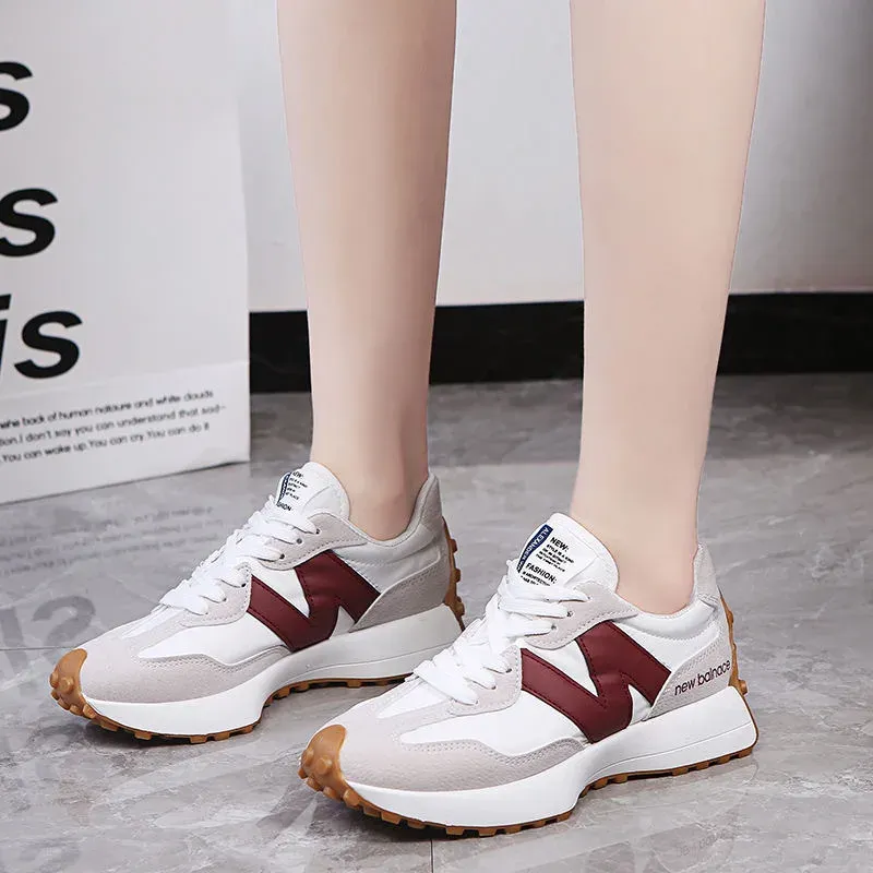 2024 Spring/Summer New Thick Sole Casual Shoes Breathable Sports Shoes Fashion Versatile High Quality