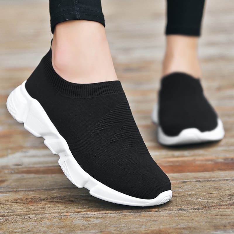 Women Shoes Knitting Sock Sneakers Women Lightweight Casual Slip On Flat Laides Shoes Woman Plus Size Loafers Walking plus size