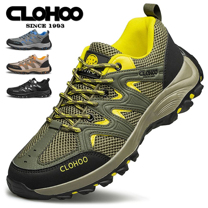 CLOHOO Men Shoes Casual Shoe Breathable Male Non-slip Footwear Breathable Outdoor Sports Sneakers