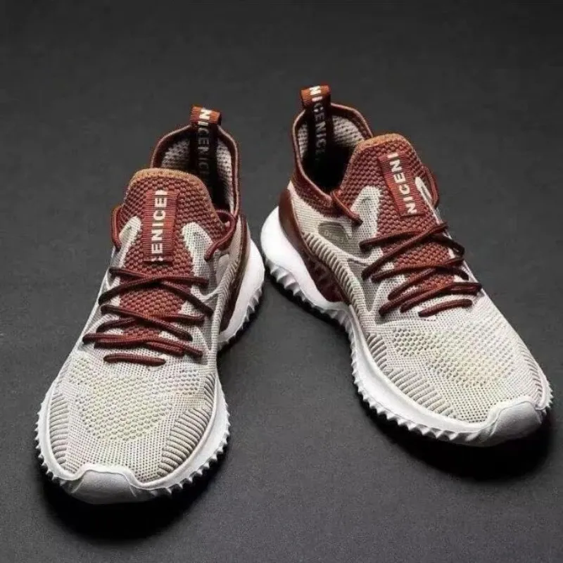 Men's Sneakers Outdoor Sports Comfortable Knitting Mesh Breathable Running Male Casual Men Sport Shoes for Men 2024 New