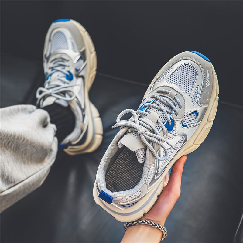 Mens Casual Sneakers Fashion Platform Vulcanzed Shoes Man Thick Sole Sport Shoe Tenis Casual Shoes Fashion Running Shoes for Men