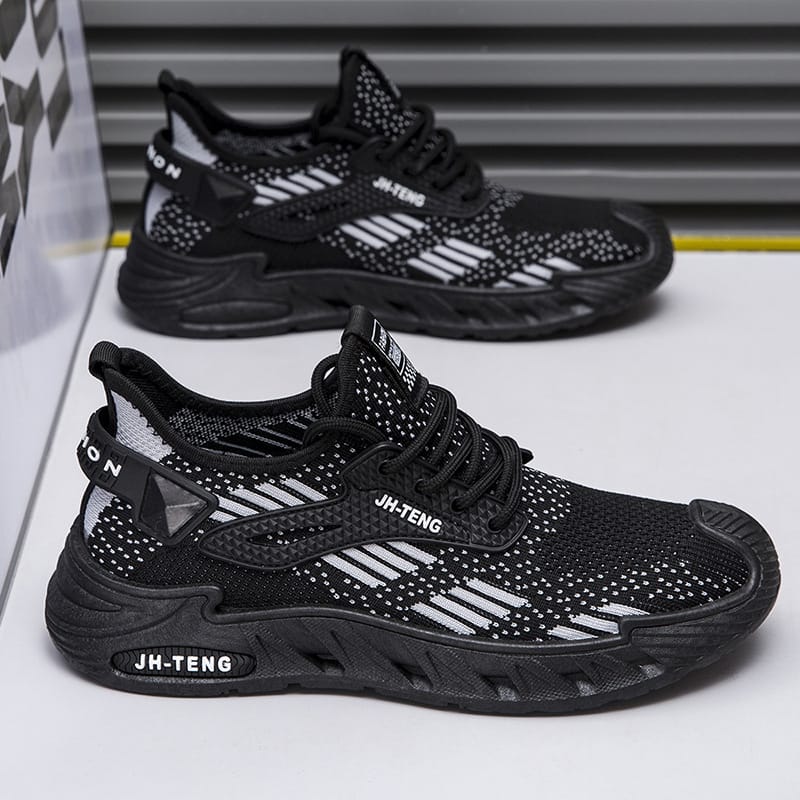 2024 New Summer Outdoor Non-slip Casual Shoes for Men Fashion Lightweight Lace-up Sport Shoes Mesh Breathable Men's Sneakers