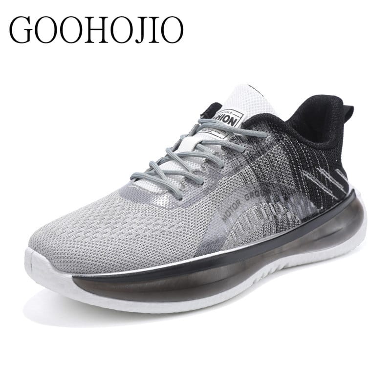 New Men Casual Shoes Male Ourdoor Jogging Trekking Sneakers Lace Up Breathable Shoes Men Comfortable Light Soft Hard-Wearing