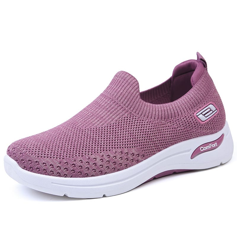 New casual women's shoes with soft soles, maternity shoes, socks, fashionable sports, brisk walking, driving, and working shoes