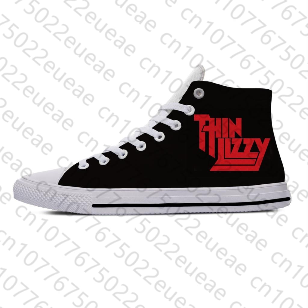 Hot Lizzy Hard Rock Band Thin Fashion Popular Funny Casual Shoes Breathable Men Women Sneakers High Top Lightweight Board Shoes