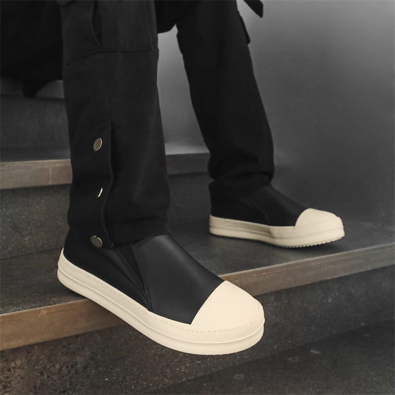 2024 new casual fashion slip-on men's shoes board shoes