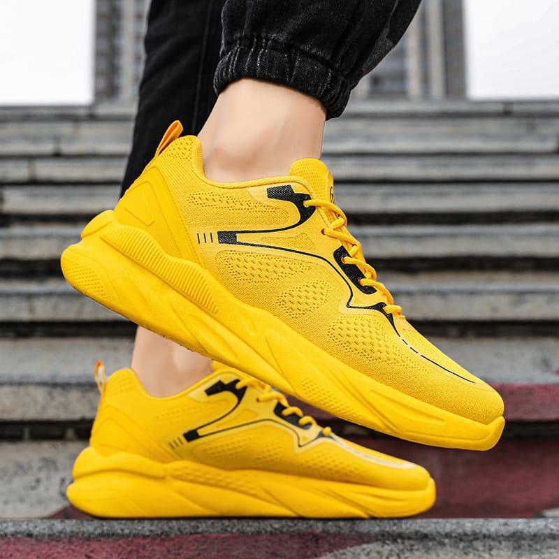 Mesh Shoes 2024 Spring Breathable Leisure Sports Fitness Running Men's Anti Slip Comfortable Lightweight Trendy Shoes