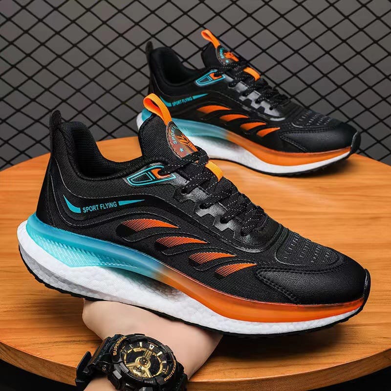 Men Light Non-slip Lace Up Breathable Running Shoes 2023 Autumn Fashion Casual Sports Shoes Sneakers Male Footwear Drop-shipping