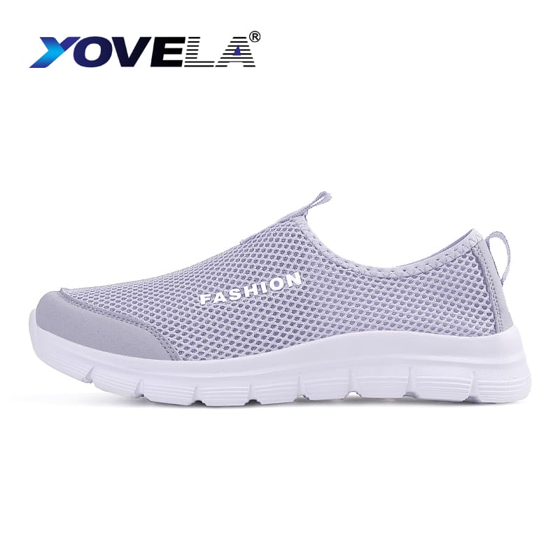 New Unisex Summer Mesh Casual Shoes Comfortable Non-slip Breathable Mesh Shoes Men Fashion Outdoor Casual Sneakers Size 36-47