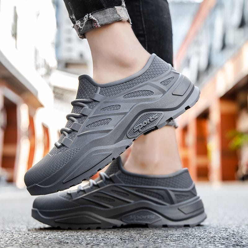 Outdoor Rain Shoes Men's Non-Slip Low Top Outdoor Rain Shoes Waterproof Non-slip Male Wear-resistant Kitchen Garden Work Shoes