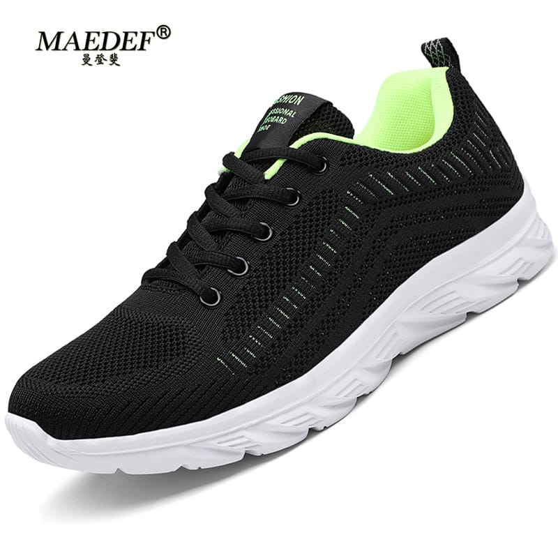 MAEDEF Men Running Shoes Sneakers Fashion Lightweight Trainers Breathable Walking Shoes Comfortable Athletic Sport Shoes for Men