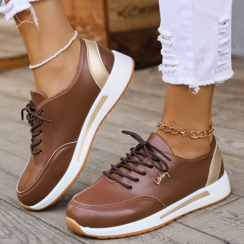 2024 Summer New Fashion Trend Women's Shoes Mesh Comfortable pu leather Wear-resistant Casual Woman Sneakers zapatos de mujer