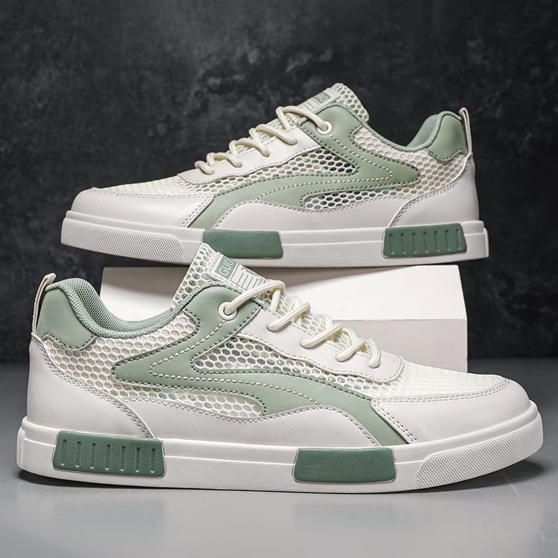 Casual Mesh Breathable Comfortable Men Shoes 2023new Fashion Simple All-match Portability Color Matching Casual Shoes Summertime