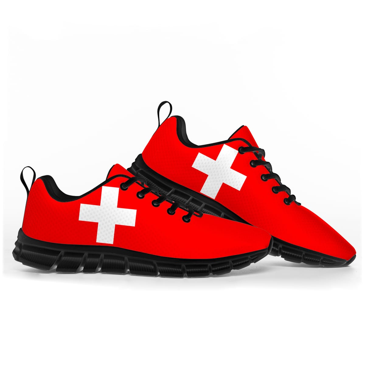 Swiss Flag Sports Shoes Teenager Kids Children Sneakers Switzerland Casual Custom High Quality Mens Womens Hot Couple Shoes