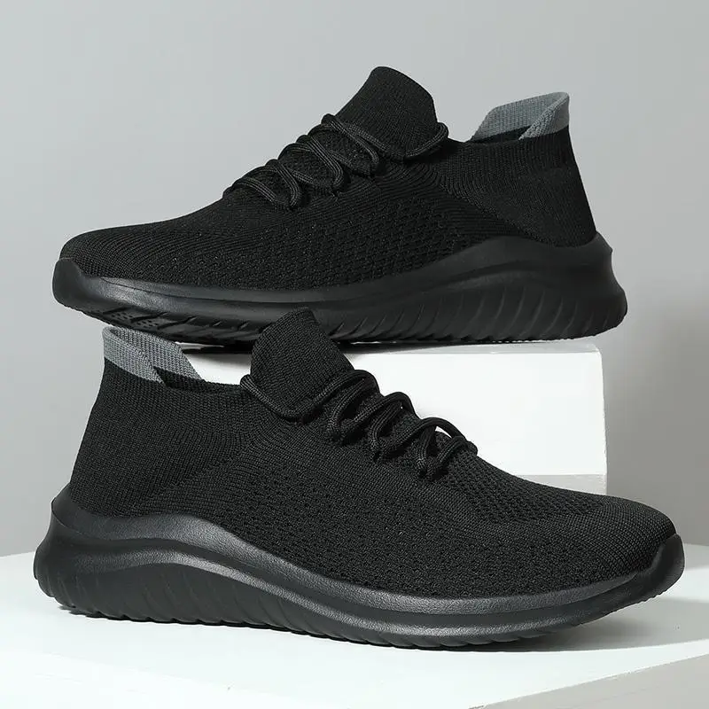 Men's Shoes Sneaker 2024 Summer New Breathable Non-Slip Mesh Shoes Men's Wear-Resistant Running