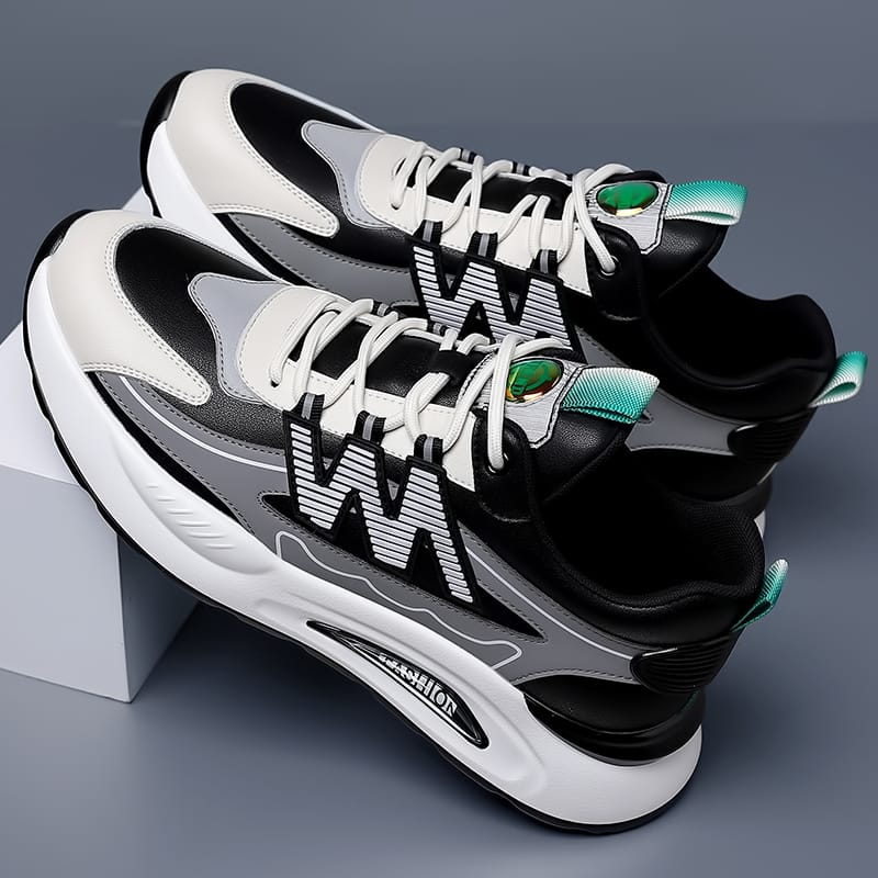 Men's Casual Sports Shoes Outdoor Thick Bottom Low Cut Fashion Wear-resistant Breathable Spring and Autumn Main Recommendation