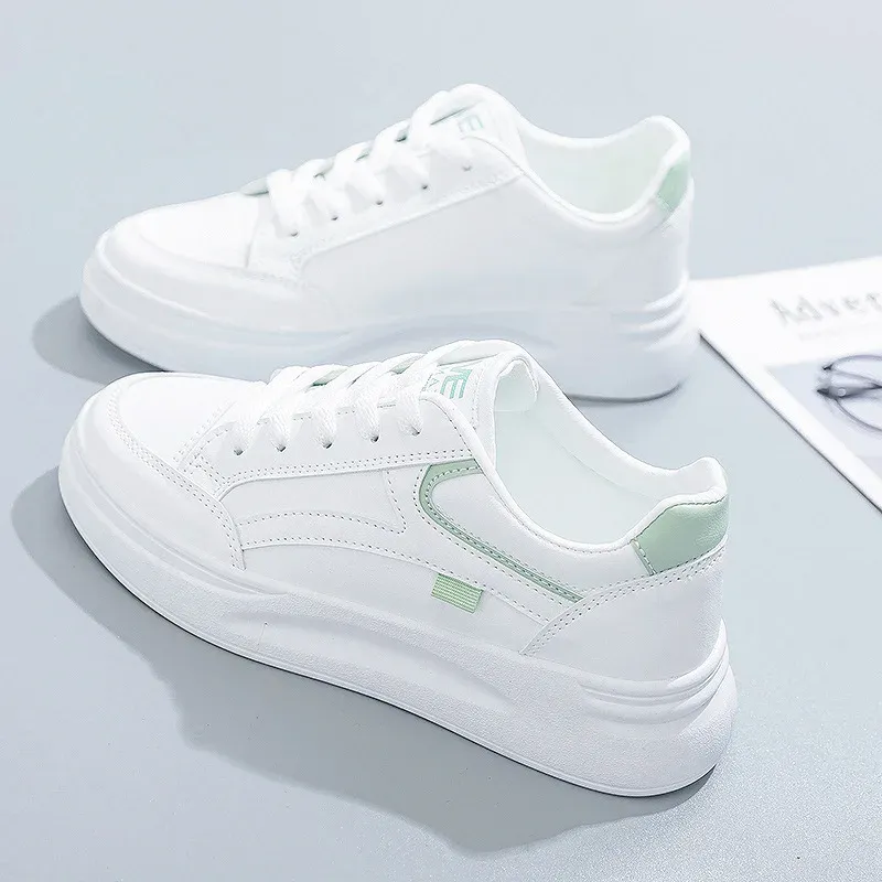 Women's Shoes Summer Thick Sole White Spring Autumn Breathable Platform Tennis Woman Trend Round Head Female Casual Sneakers2024