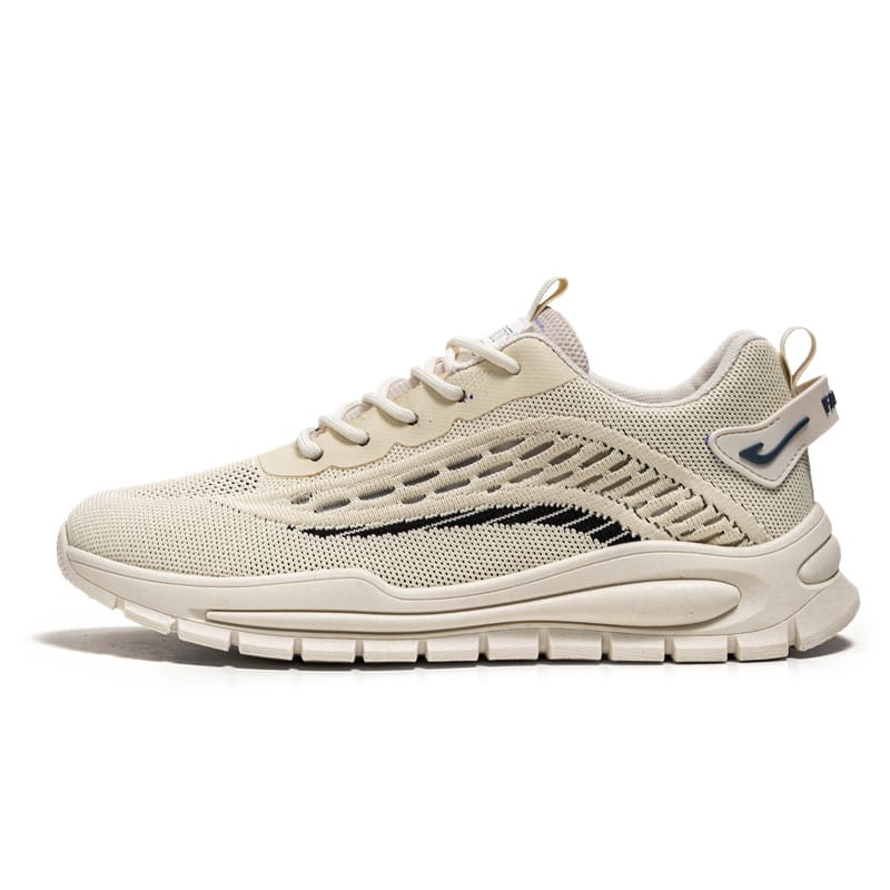 Lightweight mesh surface breathable men's designer casual fashion sneakers lace-up walking running tennis shoes for men