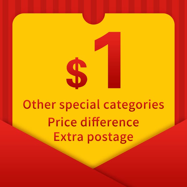 Other special categories/extra postage/price difference