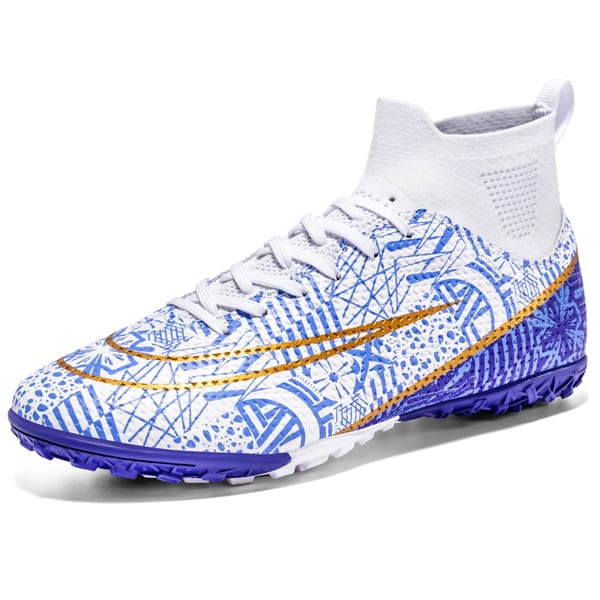 UncleJerry High Top Men's Soccer Shoes for Boys Anti-Skid Training Sneakers Football Boots Children Outdoor Casual Sports Shoes