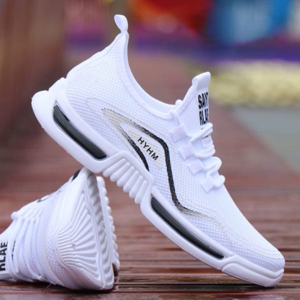 2023 New Men's Shoes Summer Soft Sole Mesh Breathable Sneakers Outdoor Running Shoes Versatile Trendy Fashion Casual Shoes