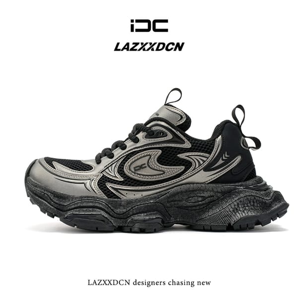 LAZXXDCN Designer Luxury Sports Shoes Unisex New Men's Thick Sole Personalized Running Shoes Women Trendy Jogging Shoes Athletic