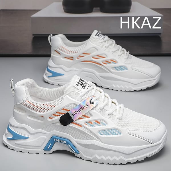 Men's Casual Sneaker Comfortable Round Toe Trendy All-match Wear-Resistant Heighten Platform Fashion Breathable Summer Main