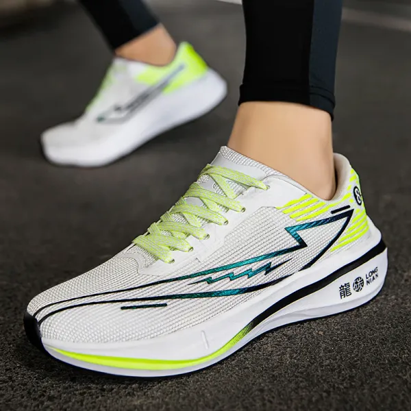 Lightweight Men Running Shoes Women Outdoor Jogging Sports Shoes Sneakers Men Soft Breathable No-slip Cushioning Walking Shoes