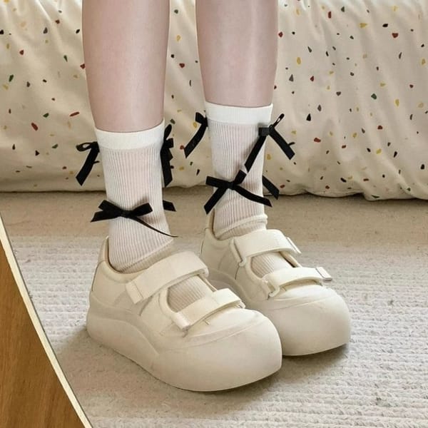 White Shoes Woman Platform Sneakers Casual Kawaii Harajuku Spring Summer 2024 Tennis Female Korean Fashion Footwear