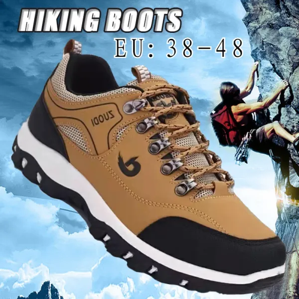 Men and women's 36-48 outdoor hiking, mountaineering, camping, running, jogging shoes, waterproof and fashionable shoes