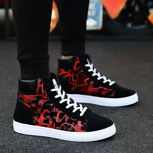 Woman Sneakers Version of High-top Shoe Student Men Shoe  Casual All-match Canva Shos Men Shos Fashion Trend Sports Shoe 2024