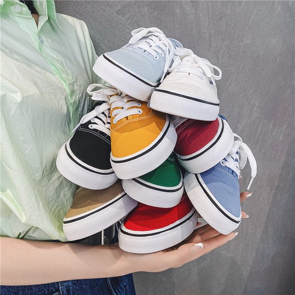 Canvas Shoes Women Classics Brand Skatebarding Shoes Woman Fashion Sneakers Casual Loafers Ladies Low-cut Female Shoes Sneakers