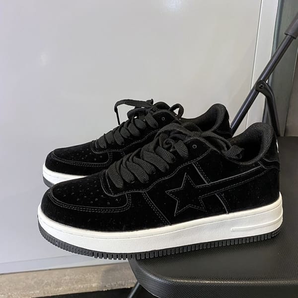 Men Women Casual Sneakers Stars Skateboard Flats Shoes Lovers Tennis Sport Running Basketball Shoes Non-slip Walking Trainers 44