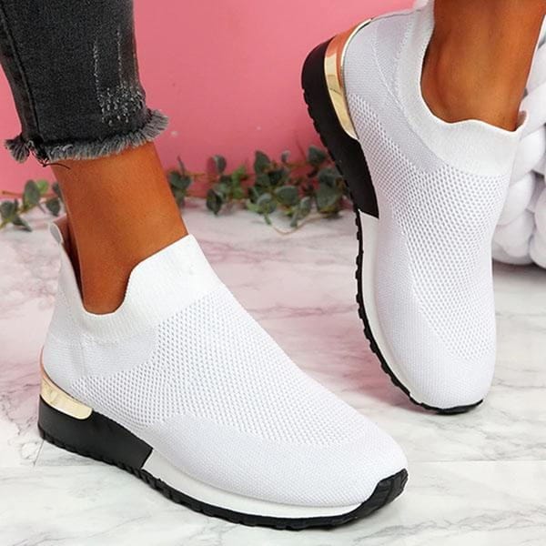 Sneakers Socks Woman 2022 Fashion Mesh Platform Sport Shoes Women Vulcanize Shoes Breathable Flat Casual Shoes Zapatos Mujer